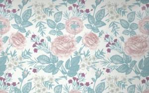 3D Фотообои Artegrafico «Нежный цветочный узор с цветами» RS-007 песок