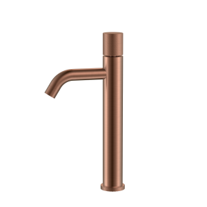 Смеситель для раковины Boheme Stick 122-CB.4 высокий, Copper Brushed Spirale