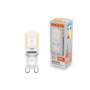 Светодиодная лампа Wolta WSTD-JCD-5W4KG9-P