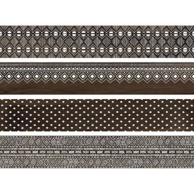 Керамогранит Kerama Marazzi Про Вуд DL510400R Коричневый Декорированный Обрезной 20x119.5