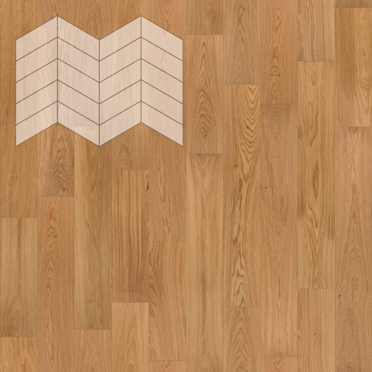 Паркетная доска Lab Arte Chevron Французская Елка Дуб Рустик лак без браша 400-328x125x14/3