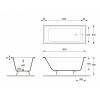 Чугунная ванна Delice Camelot DLR230616R-AS 180x80, с антискользящим покрытием, с ручками, с ножками фото 2
