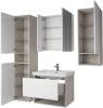 Мебель для ванной Dreja Perfecto 60 дуб эврика/белый глянец фото 5