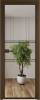 Межкомнатная дверь Profil Doors 2 AX цвет профиля Деорэ, стекло безопасное 6 мм зеркало 700x2000