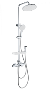 Душевая стойка Wonzon & Woghand WW-C3011-A1-CR с термостатом, хром