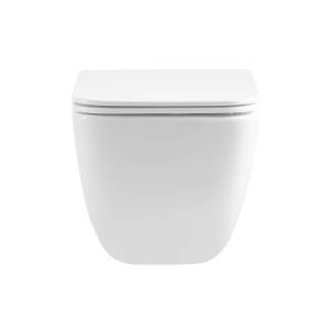 Унитаз подвесной Oliveeka Quiet Force OL-1216 безободковый, с микролифтом, белый