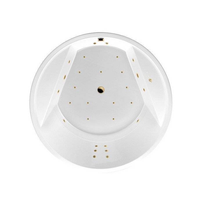 Акриловая ванна Excellent Great Arc ULTRA WAEX.GRE16.ULTRA.GL 160x160 золото