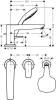Смеситель на борт ванны Hansgrohe Talis E 71731000 фото 2