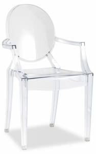 Стул Stool Group Victoria Ghost XH-8072 transp с подлокотниками прозрачный