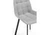 Стул на металлокаркасе Notta Челси П 632443 светло-серый (zd 960) / черный фото 7