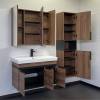 Тумба с раковиной Comforty Соло-90 00-00010979 дуб темно-коричневый с раковиной Адриана 90 фото 7