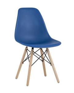 Стул Stool Group Eames Style DSW Y801-V SEAT navy DUAL синий