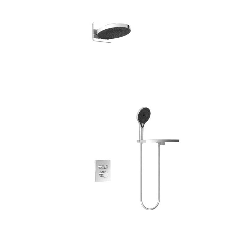 Душевой комплект Vincea Inspire VSFW-3I21MT1RCH хром глянцевый, встраиваемый, с термостатом