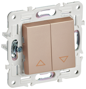 Выключатель жалюзи IEK Skandy SK-V15-0-10-K98 песочный