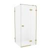 Душевое ограждение NEW TRENDY AVEXA GOLD BRUSHED 120x120x200 EXK-1775 (брашированное золото)