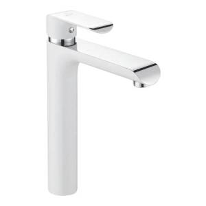 Смеситель для раковины Rose R2111F белый, хром