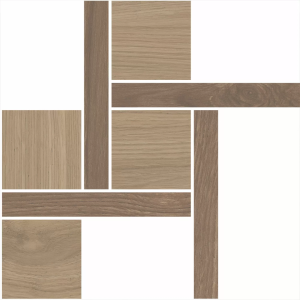 Мозаика Kerama Marazzi Альберони T056/SG644020 3 мозаичный коричневый матовый обрезной 27.5x27.5x0.9