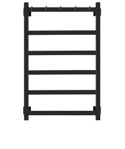 Полотенцесушитель электрический Secado Корсико 4603777472962 1 К 80x60, L, черный матовый