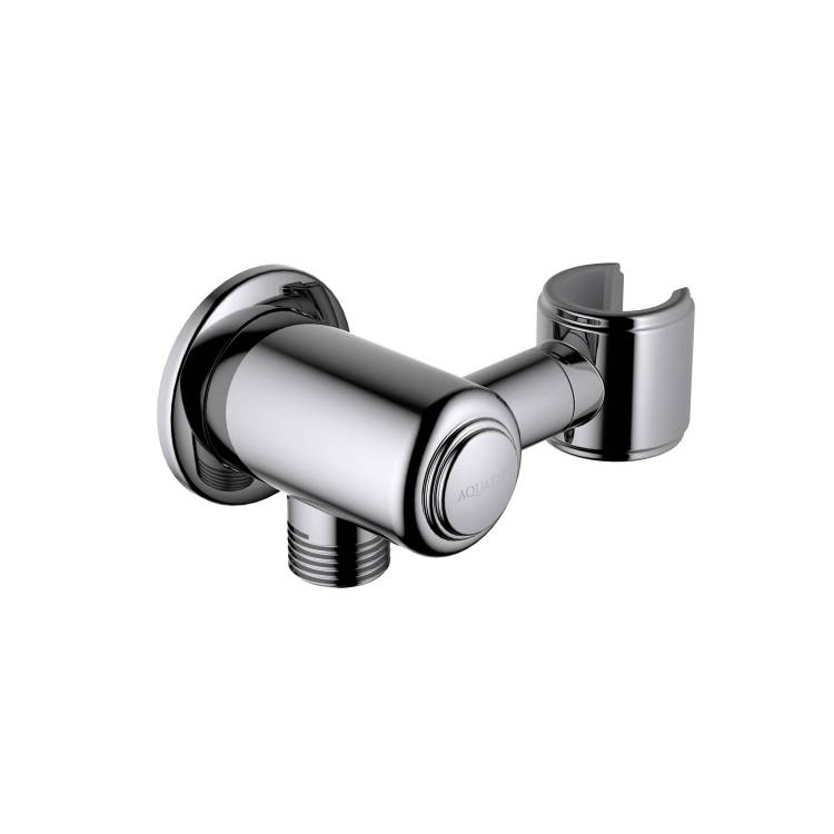 Шланговое подключение Aquatek Классик AQ2462CR с держателем, хром