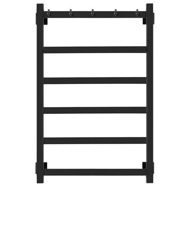 Полотенцесушитель электрический Secado Корсико 4603777472962 1 К 80x60, L, черный матовый