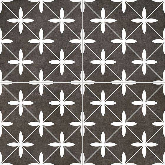 Керамогранит Niceker Chic NKR_CH_PO_BLA_DP Poole Black 45.2x45.2