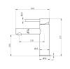 Смеситель для раковины Wonzon & Woghand WW-H9089-BS брашированный никель фото 5
