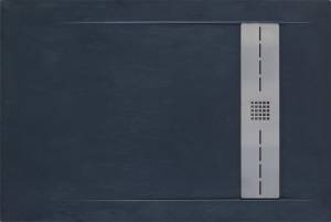 Поддон для душа Aquanet Delight NEW 009B 140x80 черный камень, с сифоном