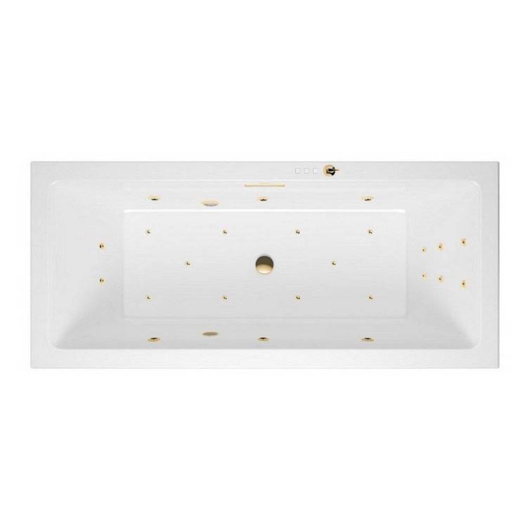 Акриловая ванна Excellent Heaven Slim 180x80 "ULTRA" (золото)