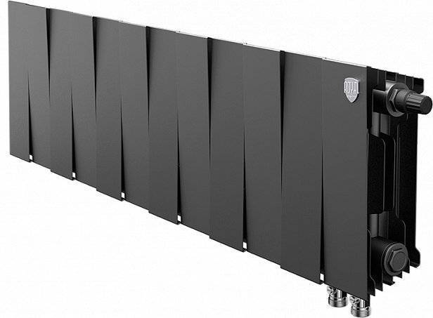 Радиатор биметаллический Royal Thermo Piano Forte 200 VDR noir sable, 12 секций