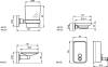 Стакан Ideal Standard Iom A9120AA chrome / matt glass (хром / матовое стекло) фото 4