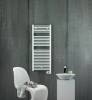 Полотенцесушитель электрический Zehnder Aura PBEBZ-120-050/MQ RAL 9016 120x50 белый фото 2