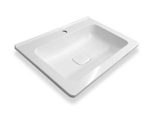 Раковина Эстет Каре Люкс ФР-00014938 белый матовый, 700х450