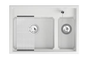 Мойка кухонная Granula Kitchen Space 7302i арктик, 73x51