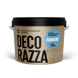 Декоративная штукатурка Decorazza Romano RM10-38 оранжевая 14 кг