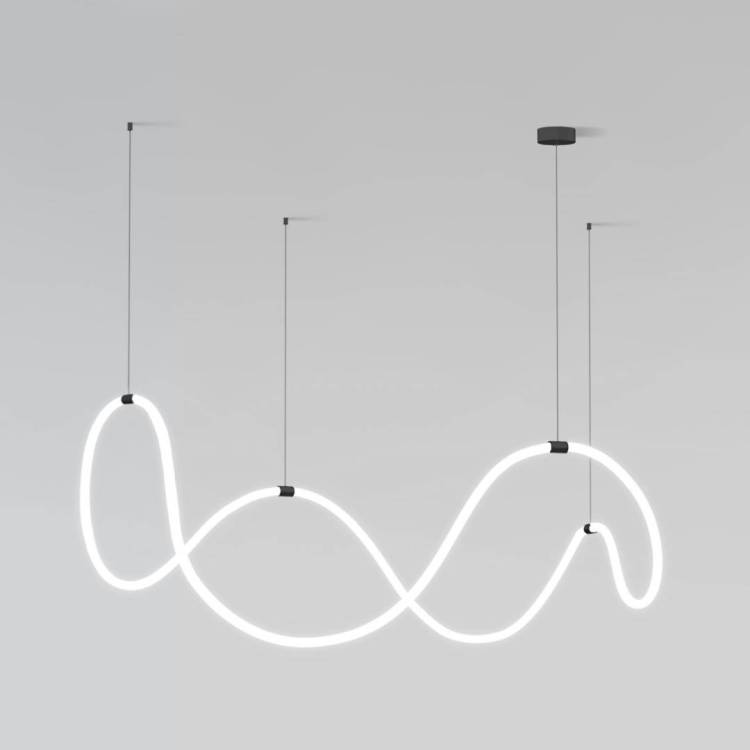 Подвесной светодиодный светильник Eurosvet 90288/1 черный