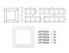 Рамка 3-постовая Ambrella Volt Alfa Line AF110203 фото 6