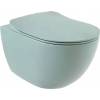 Унитаз подвесной Creavit Free FE322-11NY00E-0000 безободковый, ментол матовый