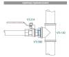 Ниппель VALTEC переходной 2 х 1 наружная резьба, никелированная латунь фото 8