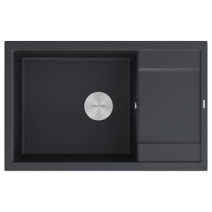 Мойка кухонная Paulmark Flugen 60 PM317850-AN Антрацит, 78x50