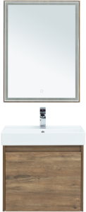 Мебель для ванной Aquanet Nova Lite 60 дуб рустикальный, 1 ящик