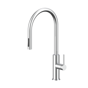 Смеситель для кухни Paulmark Senso Se215180-CR с выдвижным изливом, хром