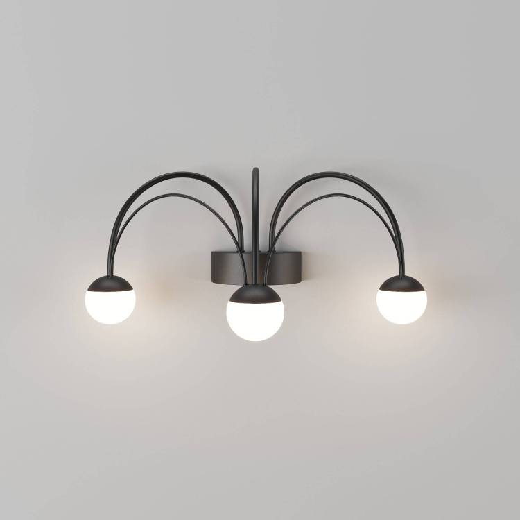 Настенный светодиодный светильник Eurosvet Ragno 90031/3 черный