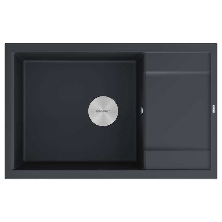 Мойка кухонная Paulmark Flugen 60 PM317850-AN Антрацит, 78x50
