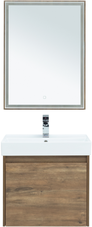 Мебель для ванной Aquanet Nova Lite 60 дуб рустикальный, 1 ящик