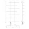 Полотенцесушитель электрический Secado Венеция 4603777454630 4 100x20x70, L, хром фото 2