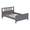Кровать двуспальная 2.08.04.060.4 Гуд Лакк Сага Серая