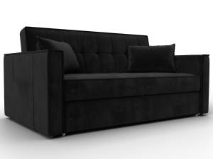 Диван прямой Лига Диванов Лига-104 (140) 134873 Черный