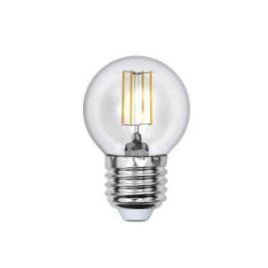 Лампа светодиодная филаментная Uniel Sky Globe LED-G45-6W/WW/E27/CL