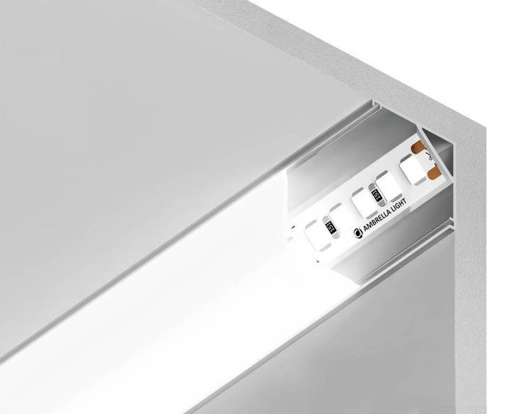 Алюминиевый профиль угловой квадратный Ambrella light Illumination GP2150AL