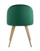 Набор из 4 стульев Stool Group Лион Страйпс DC-69030G HLR-56 X4 зеленый фото 6